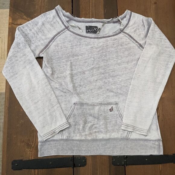 Volcom surfwashed sweatshirt size 14 - Picture 1 of 3